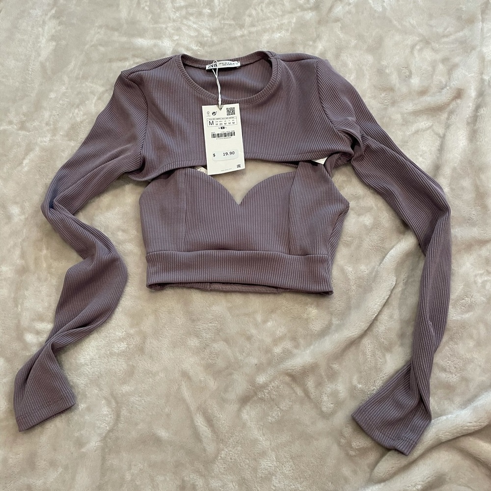 Matching Zara tops